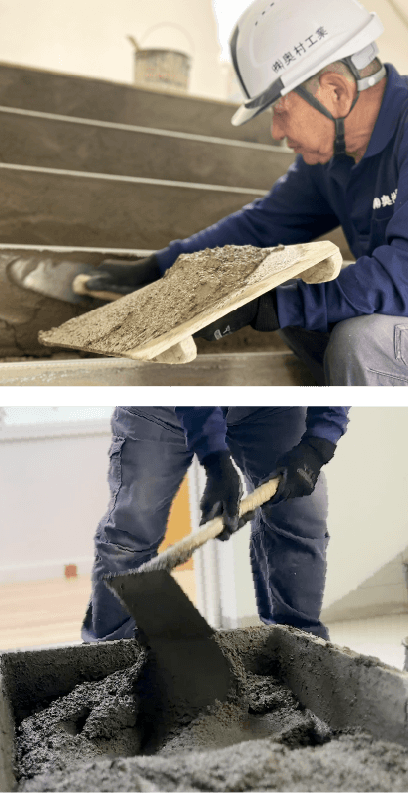 左官工事の仕事について